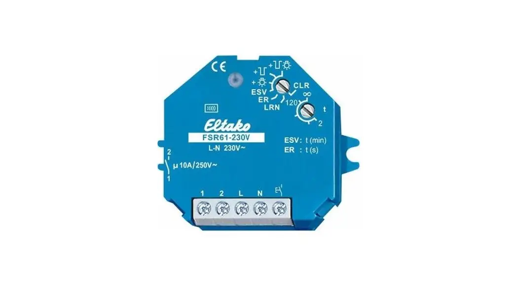 Eltako Fsr61ln-230v Wireless Actuator Flush Mount Switching Instruction Manual