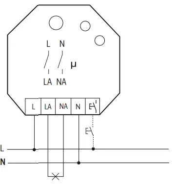 Eltako FSR61LN 230V Wireless Actuator Flush mount Switching - Fig 2