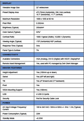 DETAILED SPECIFICATIONS 1