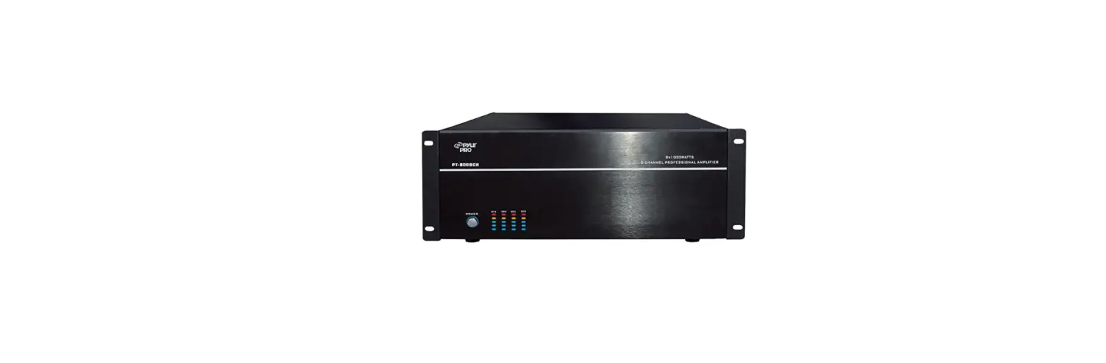 Pyle Pt8000ch 8-channel 8000-watt Stereo User Manual