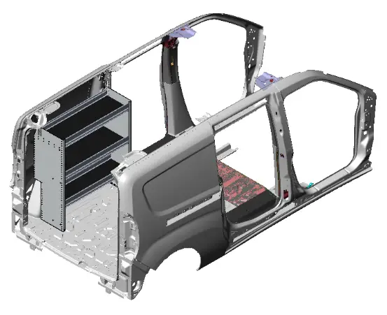 RANGER P4-RA36-3 Shelving -