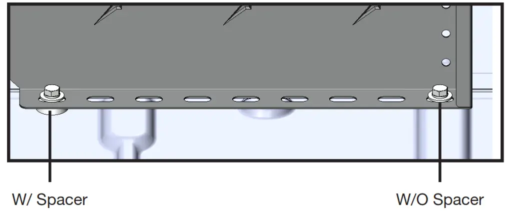 RANGER P4-RA36-3 Shelving - spacer when