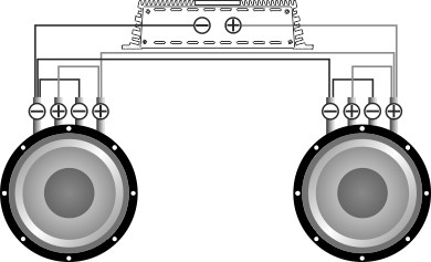 DeafBonce AP-M61AL APOCALYPSE - Parallel Connection of the Speaker 1