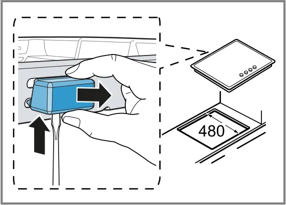 BOSCH 34-81739 Blender Handle A 05