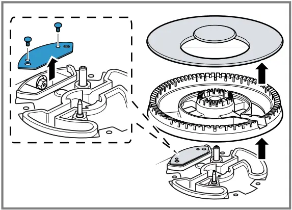 BOSCH 34-81739 Blender Handle A 14