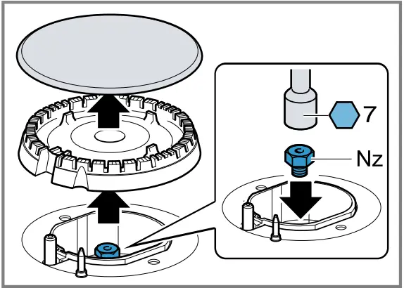 BOSCH 34-81739 Blender Handle A 15