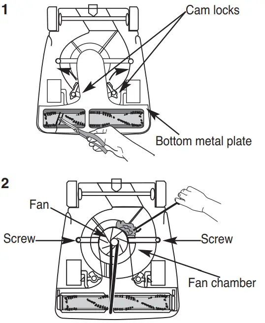Sanitaire SC600 and SC800 Series Commercial Vacuum Cleaner parts