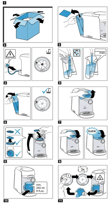 BOSCH TAS16B2GB Finesse Pod Coffee Machine - Figure 2