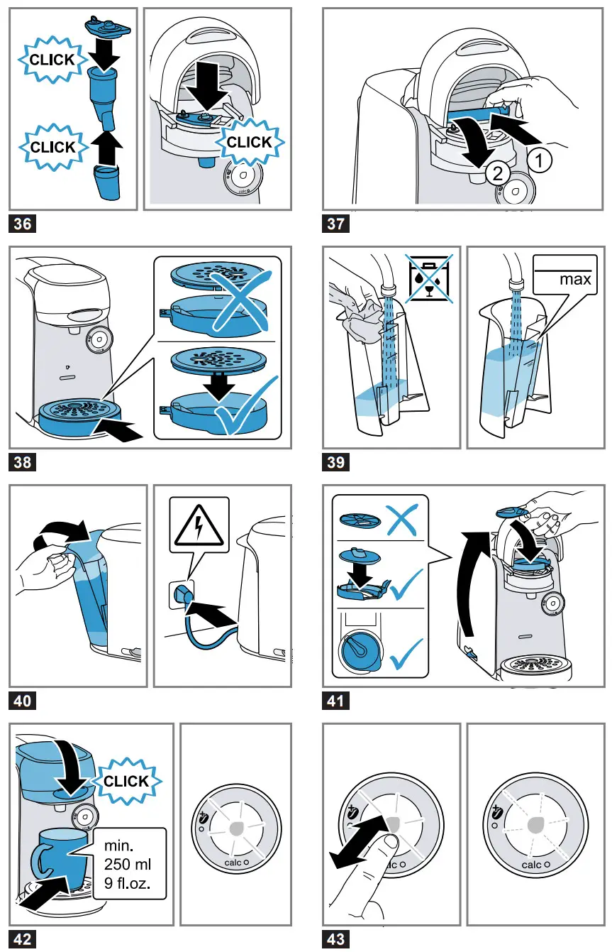 BOSCH TAS16B2GB Finesse Pod Coffee Machine - Figure 6