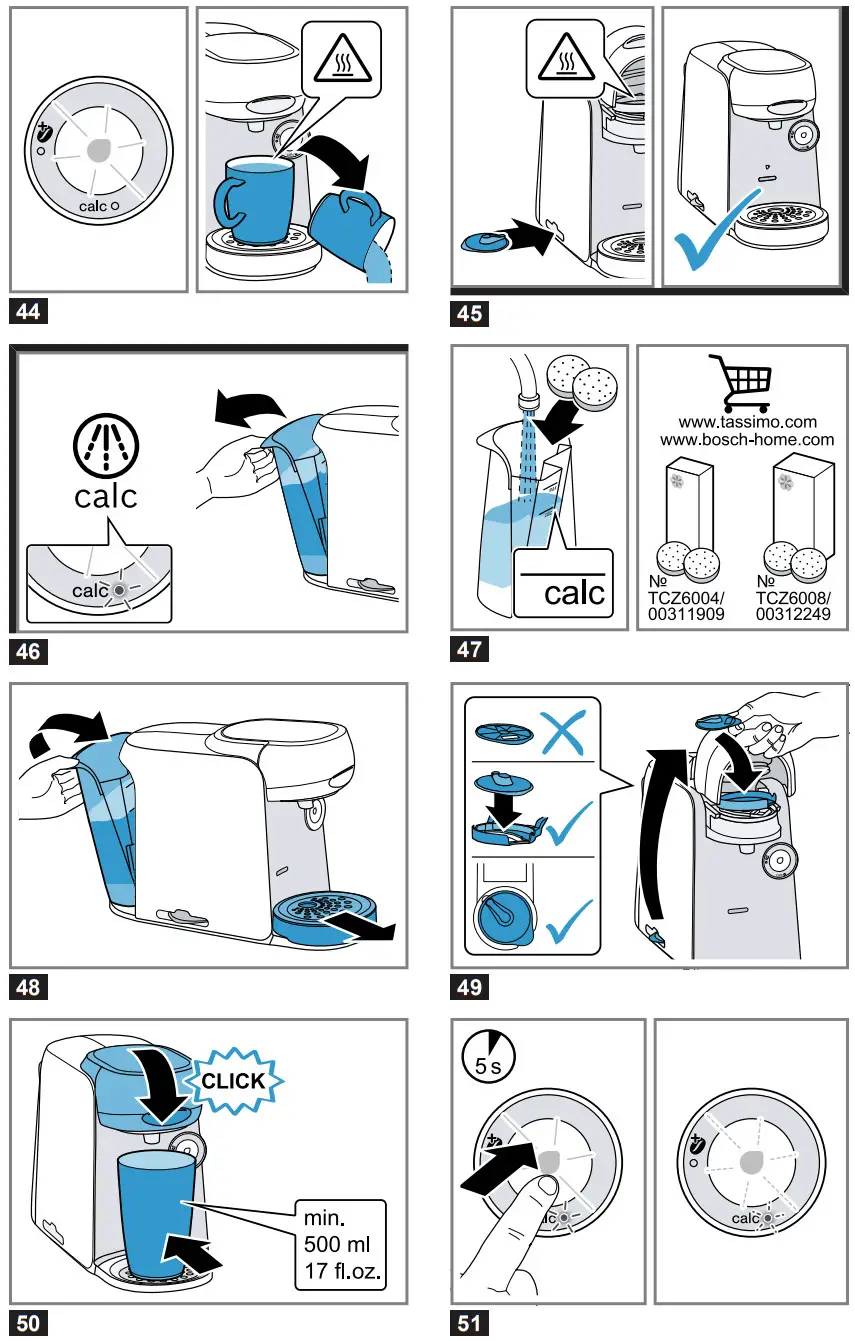 BOSCH TAS16B2GB Finesse Pod Coffee Machine - Figure 7