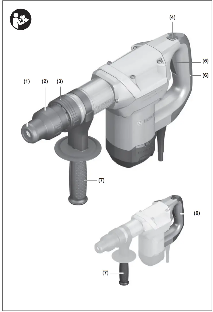 BOSCH GSH 500 Professional Demolition Hammer fig 1