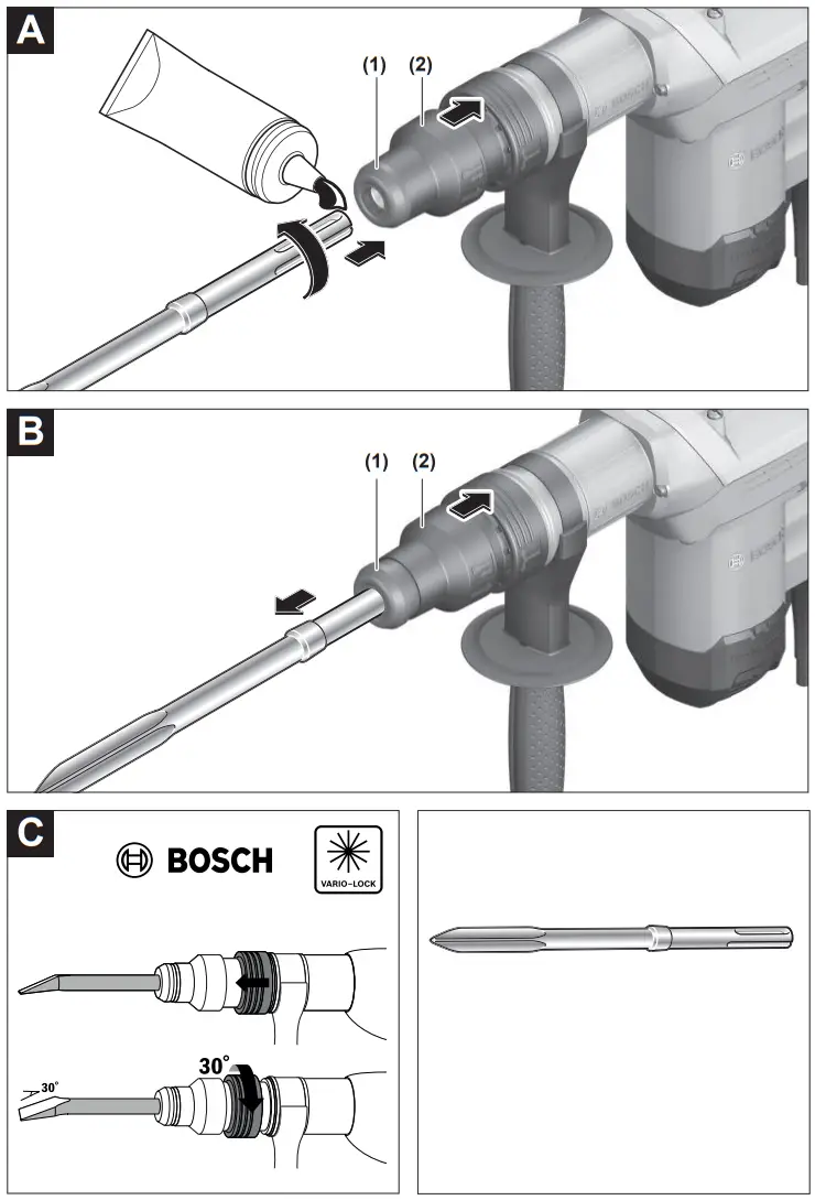 BOSCH GSH 500 Professional Demolition Hammer fig 2
