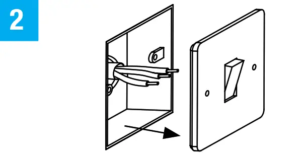 AURORA AU-A1ZBP Pattress for Kinetic Battery Or Rotary Dimmer - fig1