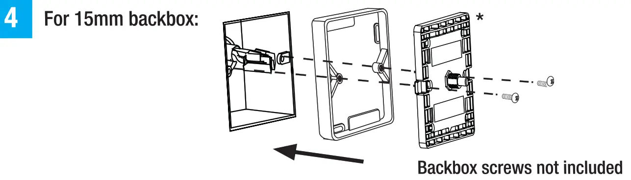 AURORA AU-A1ZBP Pattress for Kinetic Battery Or Rotary Dimmer - fig4