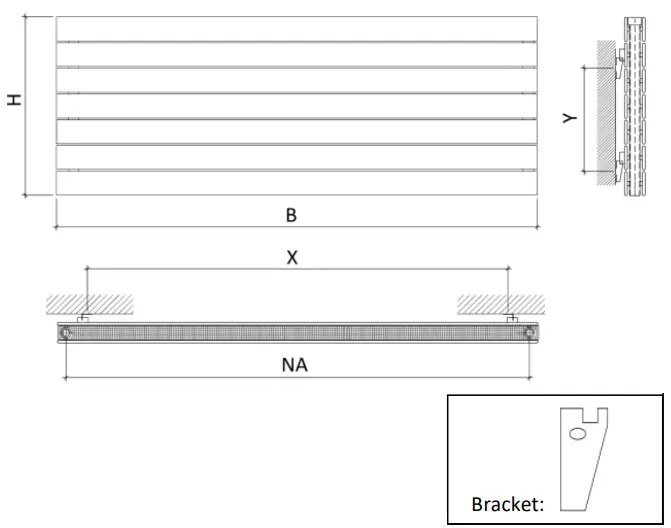XIMAX 1932BTU Oceanus Designer Radiator - Figure 4
