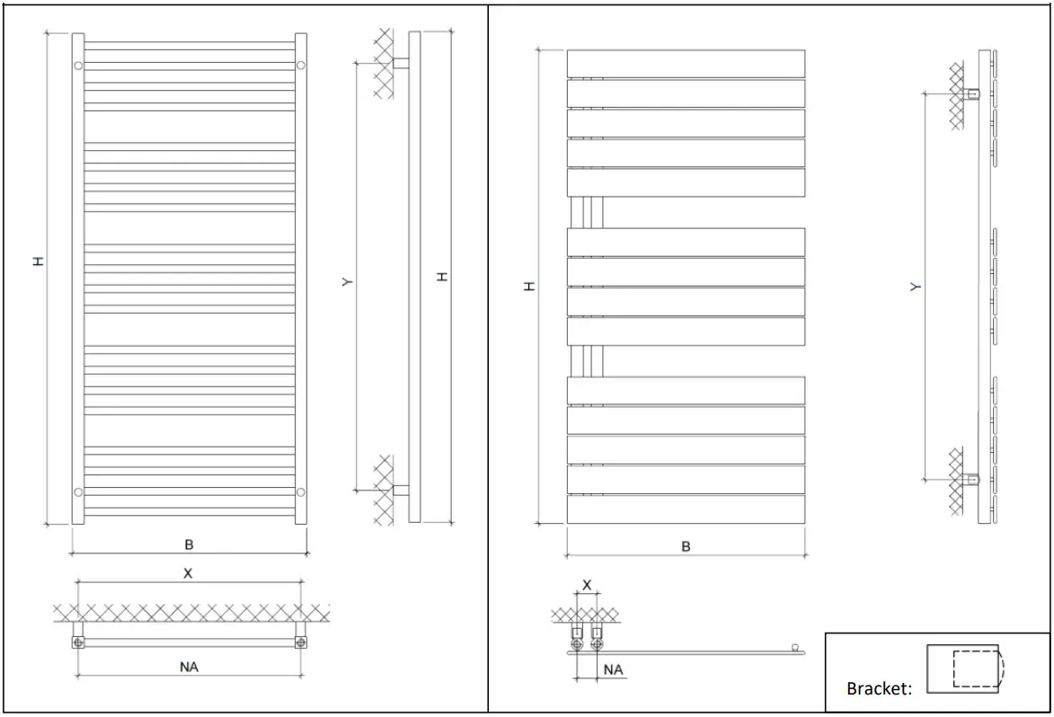 XIMAX 1932BTU Oceanus Designer Radiator - Figure 5
