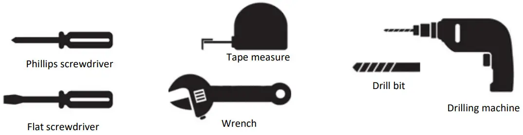 XIMAX 1932BTU Oceanus Designer Radiator - Required tools
