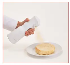 press the Spray Button