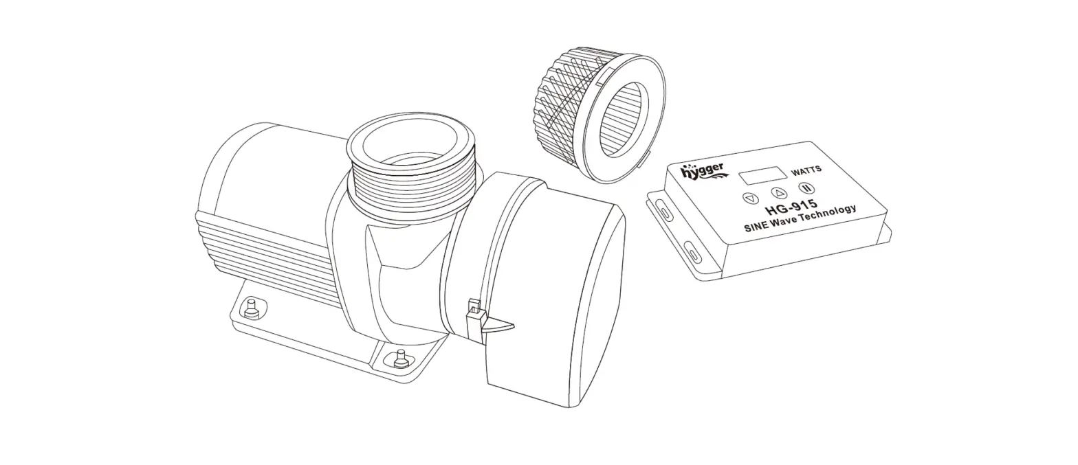Hygger Hg-915 Serise Aquarium Dc Water Pump User Manual