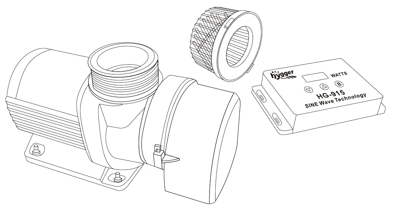 hygger HG-915 Serise Aquarium DC Water Pump product