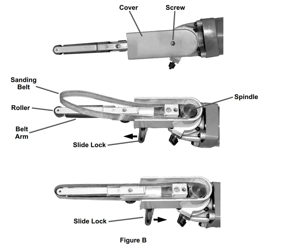 Bauer 58155 Bandfile Belt Sander - Figure 3