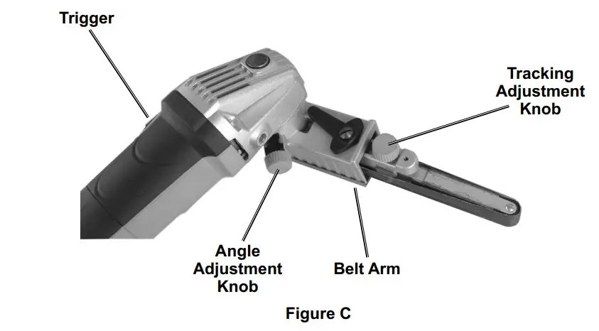 Bauer 58155 Bandfile Belt Sander - Figure 4