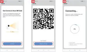 Add The Device-Scan QR code mode