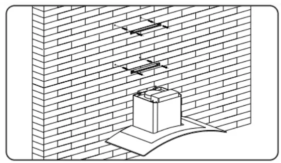 electriq eiQ80CURVSCTM Canopy - hood chimney