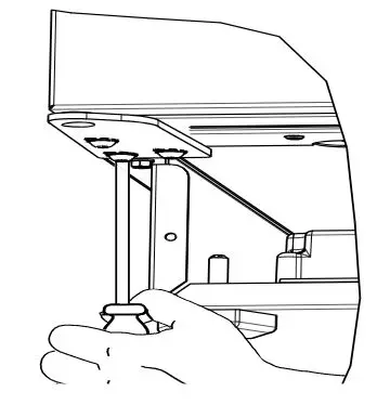 MARVEL MLRE224 Undercounter Refrigeration Owner's Manual - Install bottom hinge