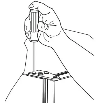 MARVEL MLRE224 Undercounter Refrigeration Owner's Manual - Install top hinge and door