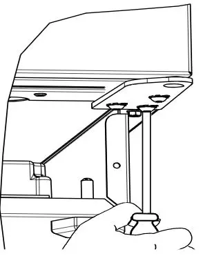 MARVEL MLRE224 Undercounter Refrigeration Owner's Manual - Remove bottom hinge