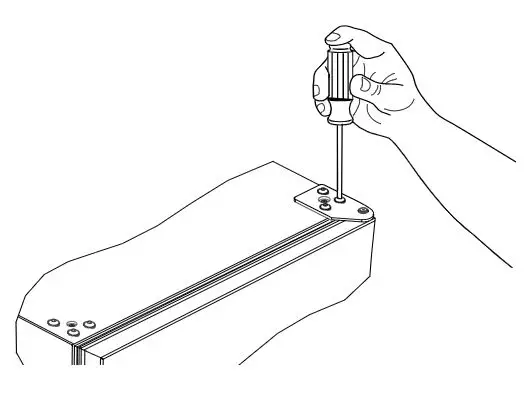 MARVEL MLRE224 Undercounter Refrigeration Owner's Manual - Remove top hinge and door