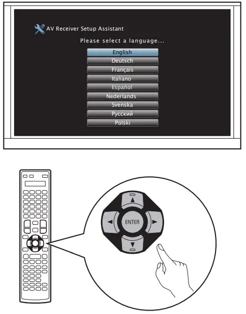 On-Screen Setup Assistant