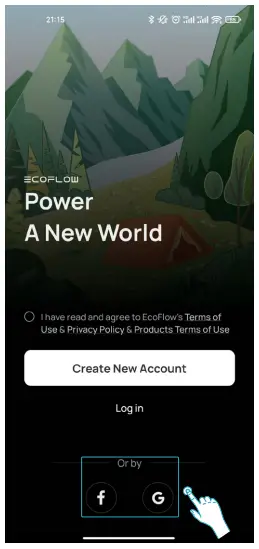 Log in by third-party account