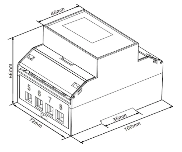 EASTRON SDM630 EV DIN Rail Smart Meter for Single and Three Phase Electrical Systems - Fig 18