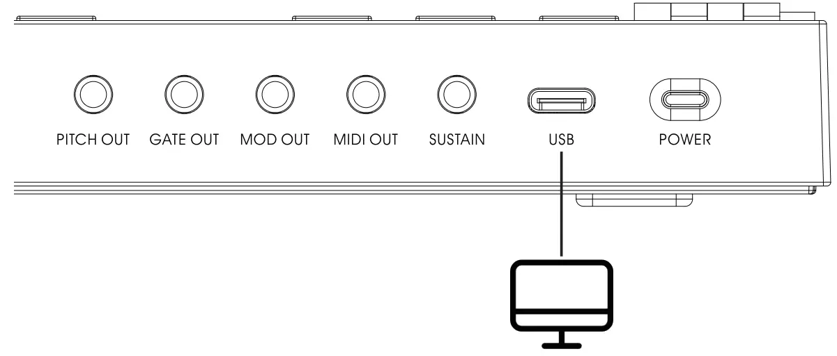 MiDiPLUS Vboard 25 25 Keys Folding MIDI Keyboard - Ready to use