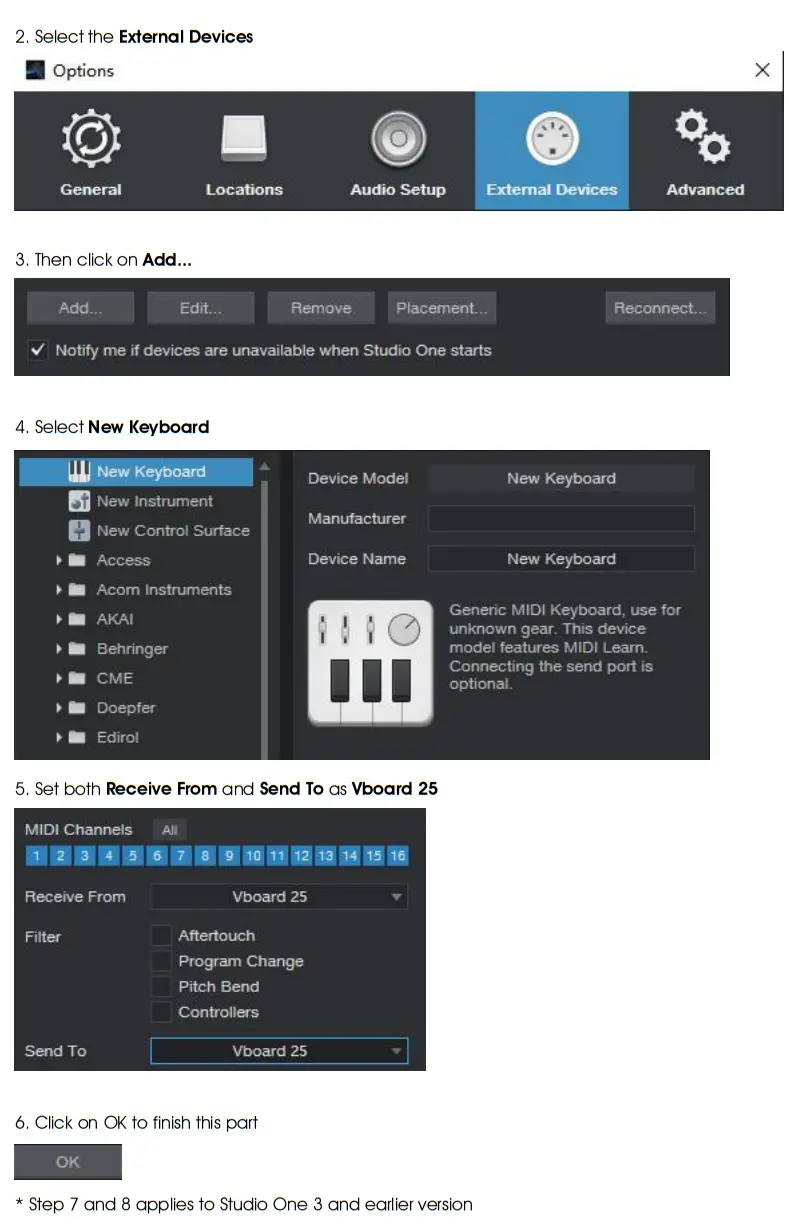 MiDiPLUS Vboard 25 25 Keys Folding MIDI Keyboard - fig 16