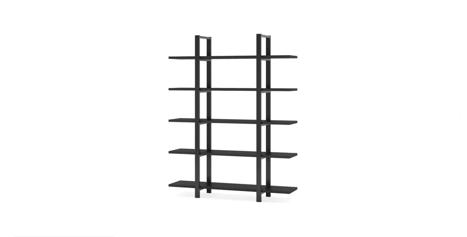 Tribesigns Tjhd-qp-1381 Earlimart 71.65 Inch Black Engineered Wood And Metal 5 Shelf Standard Bookcase Bookshelf Instruction Manual Tribesigns Tjhd-qp-1381 Earlimart 71.65 Inch Black Engineered Wood And Metal 5 Shelf Standard Bookcase Bookshelf Instruction Manual