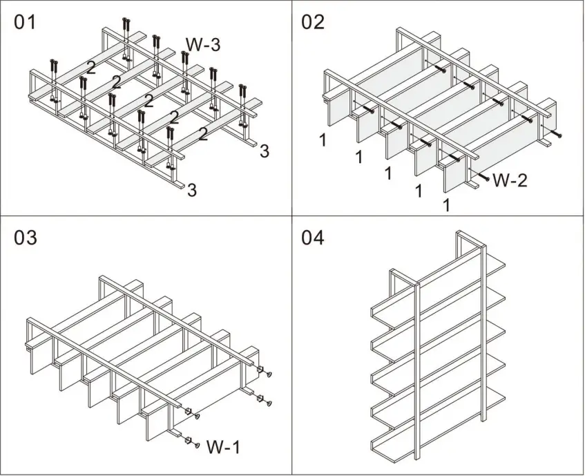 Tribesigns TJHD-QP-1381 Earlimart 71.65 Inch Black Engineered Wood and Metal 5 Shelf Standard Bookcase Bookshelf-fig3