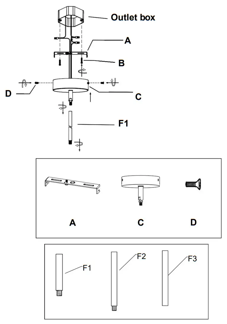 GEORGE KOVACS P5431-697-L Modern Contemporary Geometric - Figure 2