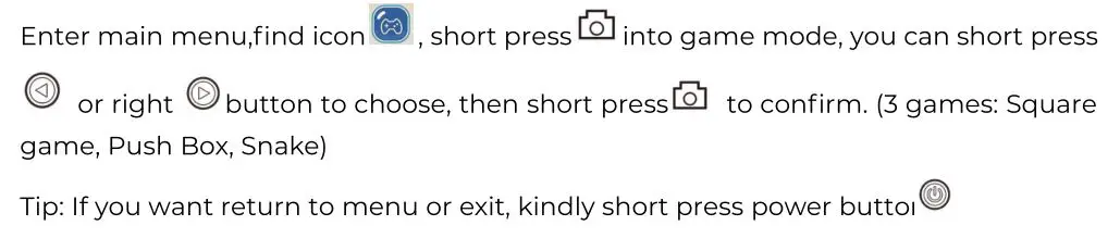 denver KCA-1330 Digital Camera Blue - Game mode