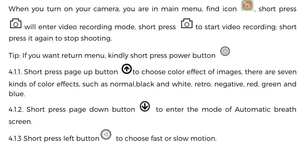 denver KCA-1330 Digital Camera Blue - Recording Mode
