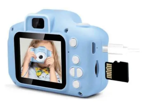 denver KCA-1330 Digital Camera Blue - To remove the Micro SD