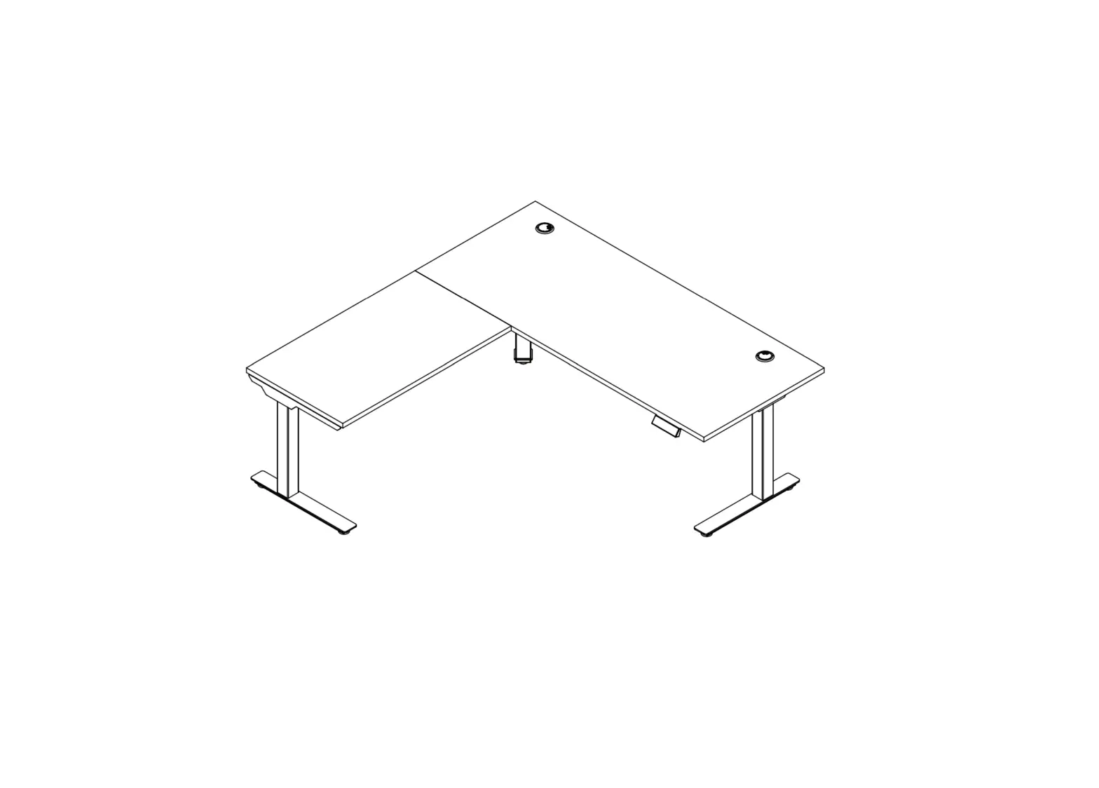 Clear Design Boost L-shape Height Adjustable Workstation Installation Guide Clear Design Boost L-shape Height Adjustable Workstation Installation Guide
