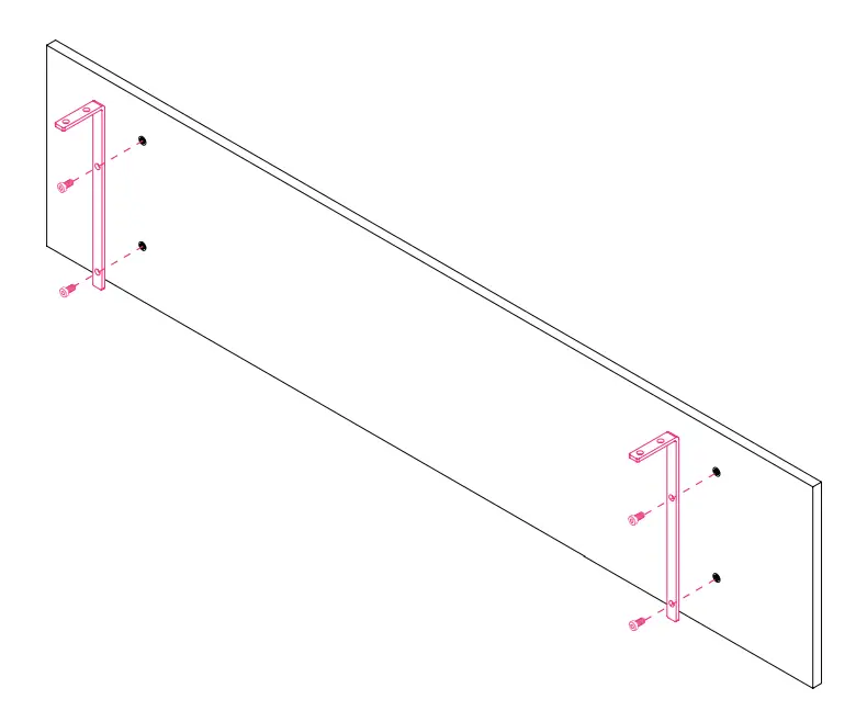 Secure Brackets To Modesty Panel
