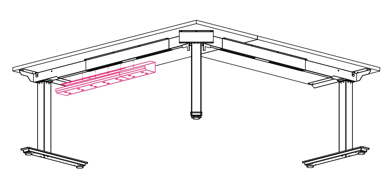 Attach Cable Tray To Surface