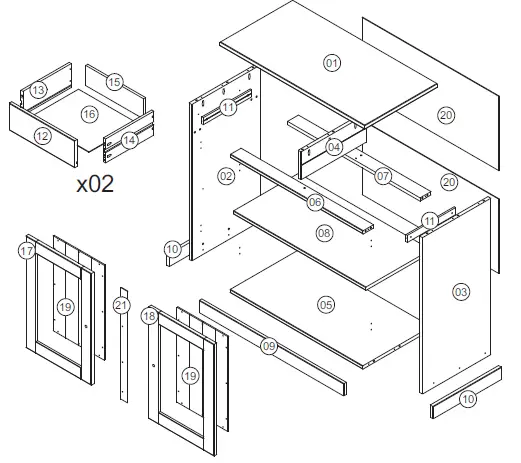 Interlink-SAS-Westerland-Storage-cabinet-FIG-1