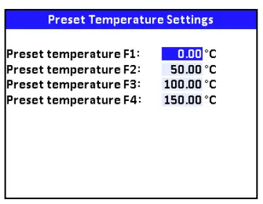 AMETEK CTC-652 Compact Temperature Calibrator- Menu