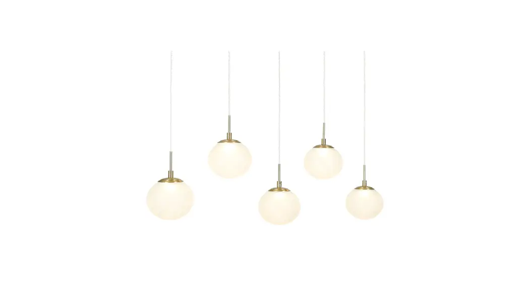 Zevni A04414 Mordy 5-light Gold/white Modern/contemporary Chandelier Instruction Manual