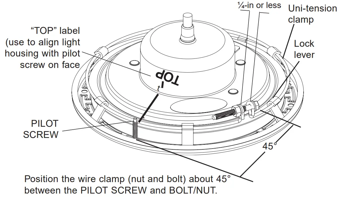 INSTALLING THE INTELLIBRITE® POOL LIGHT ASSEMBLY WITH NEW GASKET